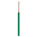ALAMBRE COBRE No 14 AISLADO VERDE (BOBINA X METROS)