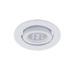 BALA TECHO APRICA BLANCA BASE GX5.3 (ACENTO DIRIGIBLE SIN LAMPARA)