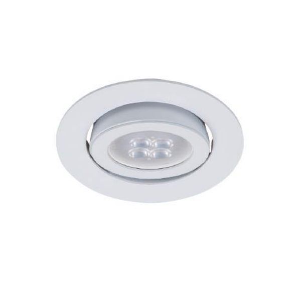 BALA TECHO APRICA BLANCA BASE GX5.3 (ACENTO DIRIGIBLE SIN LAMPARA)