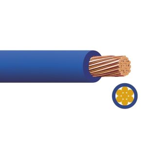 CABLE Cu AIS.LIBRE DE HALOGE. No.12 AZUL FREETOX LSHF