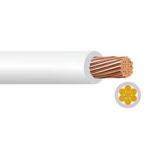 CABLE Cu AIS.LIBRE DE HALOGE. No.12 BLANCO FREETOX LSHF