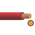 CABLE Cu AIS.LIBRE DE HALOGE. No.10 ROJO FREETOX LSHF