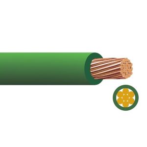 CABLE Cu AIS.LIBRE DE HALOGE. No.12 VERDE FREETOX LSHF