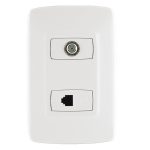 TOMA COAXIAL TV + TELEFONO - Arquea, Legrand