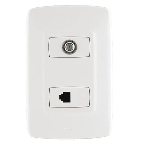 TOMA COAXIAL TV + TELEFONO - Arquea, Legrand
