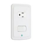 TOMACORRIENTE SENCILLA P+T + INTERRUPTOR - Ambia-Refresh, Legrand