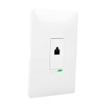 TOMA TELEFONICA TIPO AMERICANA SENCILLA RJ11 2 HILOS - Futura, Legrand