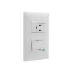 TOMACORRIENTE SENCILLA P+T + INTERRUPTOR - Futura, Legrand