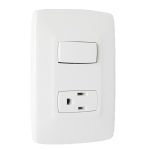 TOMACORRIENTE SENCILLA P+T + INTERRUPTOR - Arquea, Legrand