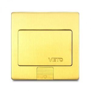 CARCASA TOMA DE PISO SATIN (NO INCLUYE MODULOS)