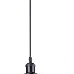 LAMPARA COLGANTE DECORATIVA NEGRA MATE CANASTA