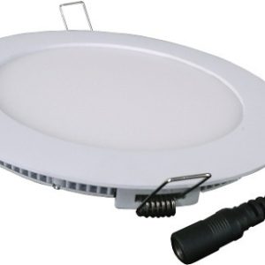 BALA 6'' (170mm) INC. T/PANEL LED 12W REDONDO CALIDO 3000K
