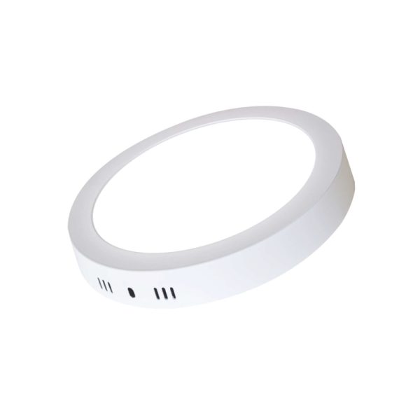 BALA 8" SOBREPONER T/PANEL LED REDONDO 18W L/BLANCA