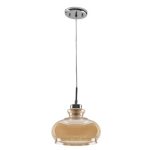 LAMPARA SUSPENDIDA DECORATIVA CRISTAL AMBAR PERSEUS 20W 100-240V