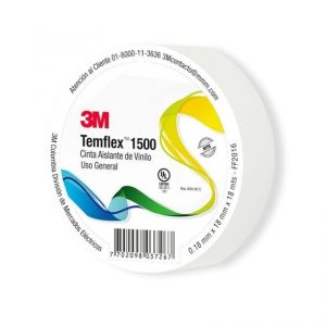 CINTA 3M - TEMFLEX 1500 X 18 MTS BLANCA