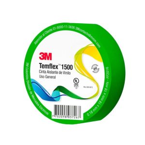 CINTA 3M - TEMFLEX 1500 X 18 MTS VERDE