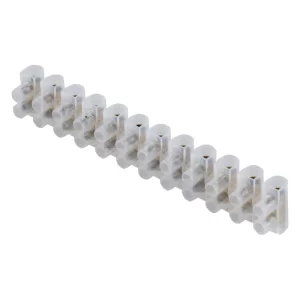 REGLETA PLASTICA 10 AMP BLANCO
