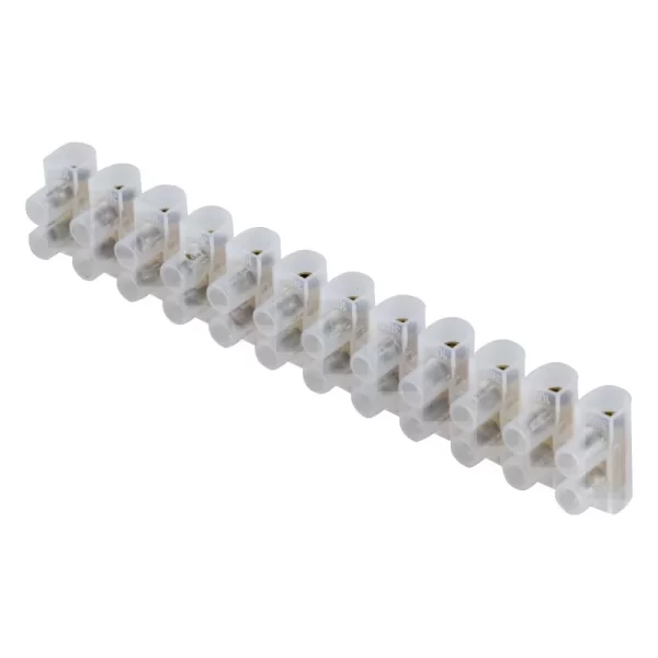 REGLETA PLASTICA 10 AMP BLANCO