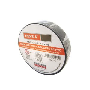 CINTA VESTA-AISLANTE X 15 MTS NEGRA
