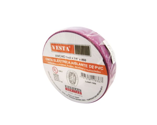 CINTA VESTA-AISLANTE X 15 MTS VIOLETA