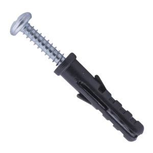 CHAZO PLASTICO DE 1/4" CON TORNILLO