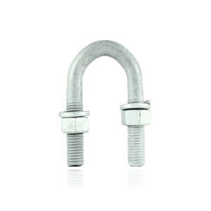 PERNO EN U PARA CABLE DE GUARDA 1/2 X 2"