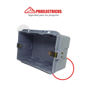 CAJA GRIS-PLASTICA 5800 RECTANGULAR