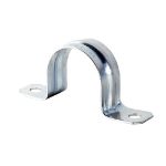 GRAPA GALV. P/TUBERIA PVC/GALV 3/8" DOBLE OJO