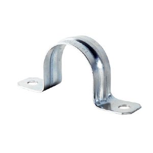 GRAPA GALV. P/TUBERIA PVC/GALV 3/8" DOBLE OJO
