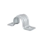 GRAPA GALV. P/TUBERIA PVC/GALV 1 1/4" DOBLE OJO