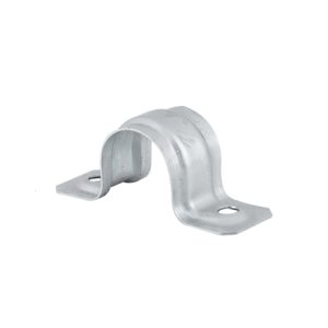GRAPA GALV. P/TUBERIA PVC/GALV 1 1/4" DOBLE OJO