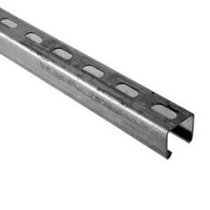 RIEL-RANURADO CHANEL ESTR.  4 X 4 CMS X 3 MTS