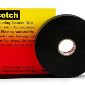 CINTA SCOTCH 23 AUTOFUNDENTE  69KV 18MMX9.1M NEGRA