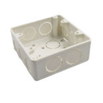 CAJA PAVCO BLANCA CUADRADA PVC 2400 4" X 4"