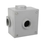CAJA 2400 CUADRADA 1/2" 3 HUECOS 4" X 4"
