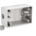 CAJA 5800 RECTANGULAR 1" 2 HUECOS 2" X 4"