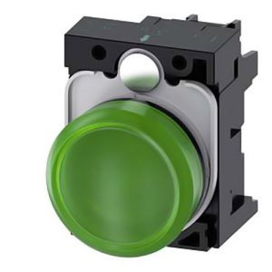LAMPARA SEÑAL LED VERDE 230V AC