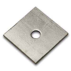 ARANDELA CUADRADA 4" X 4" X 1/4" 5/8"