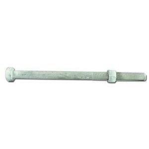 ESPARRAGO 5/8" X 10" CON 4 TUERCAS GALVANIZADAS