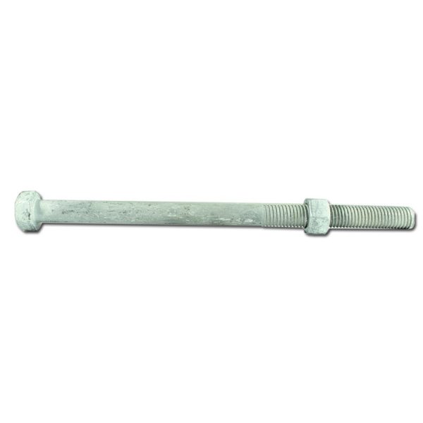 ESPARRAGO 5/8" X 10" CON 4 TUERCAS GALVANIZADAS