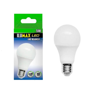 BALA LED INC. 3" REDONDO ARO BLANCO 5W (5X1W) L/BLANCA-MULTIVOLTAGE 30.000H