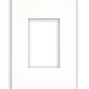 ARTEOR-BLANCO PLACA 4 X 2 PARA 3 MODULOS CUADRADOS
