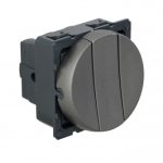 ARTEOR-MAGNESIO INTERRUPTOR TRIPLE 2 CONM+1 SENCILLO REDONDO