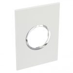 ARTEOR-BLANCO PLACA 4 X 2 PARA 2 MODULOS REDONDO
