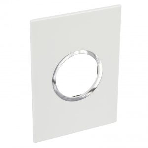ARTEOR-BLANCO PLACA 4 X 2 PARA 2 MODULOS REDONDO