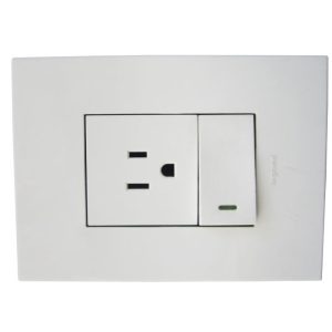 ARTEOR-BLANCO MODULO TOMA S/LLA 2P+T OCUPA 2 ESP.SOPOR.CUAD.