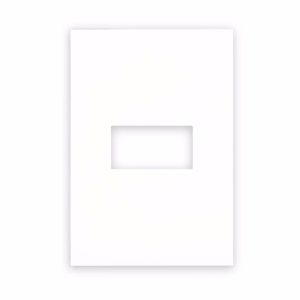 ARTEOR-BLANCO PLACA 4 X 2 PARA 1 MODULOS CUADRADO