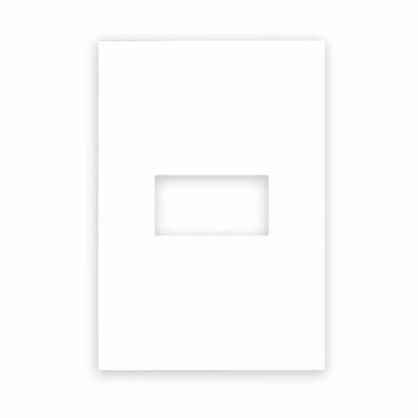 ARTEOR-BLANCO PLACA 4 X 2 PARA 1 MODULOS CUADRADO