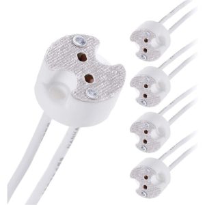 SOCKET HALOGENO BI-PIN REDONDO