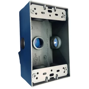 CAJA 5800 RECTANGULAR 1/2" 5 HUECOS 2" X 4"